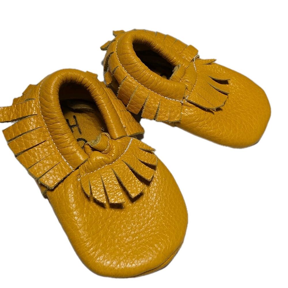 Unbranded Baby Yellow Tassel Moccasin Loafer Soft Sole Shoes Pre-Walker 6-12 MO